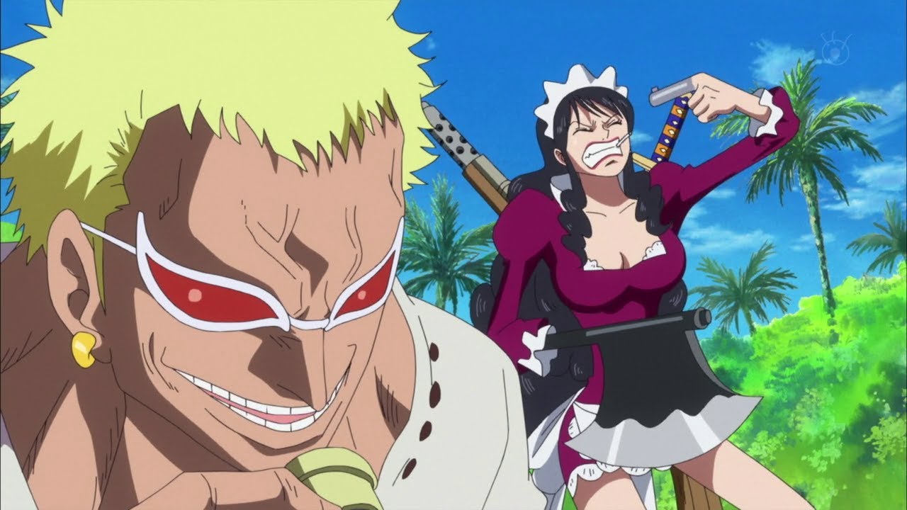 One Piece Episode 608 Review Doflamingo S Crazy Crew ワンピース Youtube