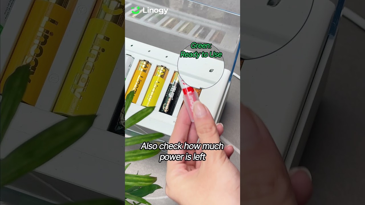 Launch on Kickstarter soon! Linogy lithium-ion AA&AA rechargeable battery & charger.