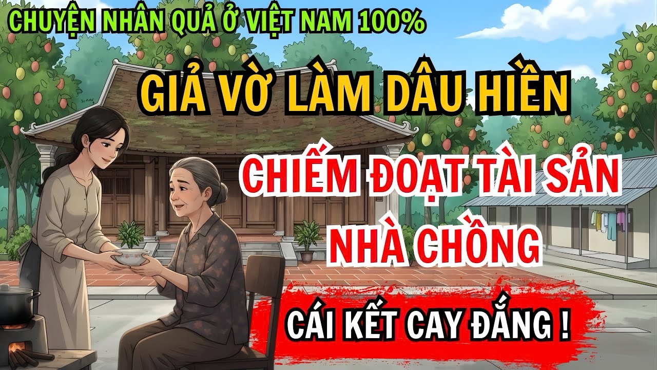Chuyện Nhân Quả 100%: Giả Vờ Làm Dâu Hiền Rồi Chiếm Đoạt Tài Sản Nhà Chồng Và Cái Kết Đau Lòng!