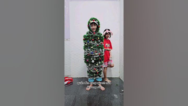 CÂY THÔNG NOEL BIẾT NIỀNG RĂNG #tranvyvy