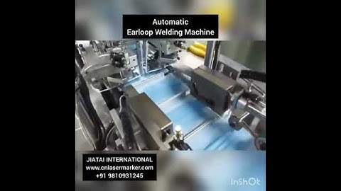 Best Automatic  Mask Making Earloop Ultrasonic Welding Machine. JIATAI INTERNATIONAL +919810931245