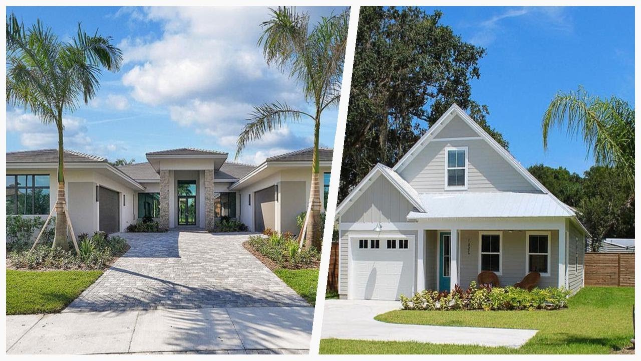 On Trend: 75 Transitional Beige Exterior Home Design Ideas 