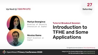 OM PriCon2020 Tutorial: Introduction to TFHE and Some Applications