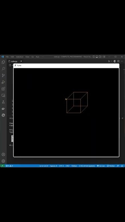 Simple Cube Design | Python | Turtle - YouTube