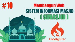 10 Sistem Informasi Masjid (SIMASJID) Codeigniter 4 -  Waktu Sholat screenshot 5