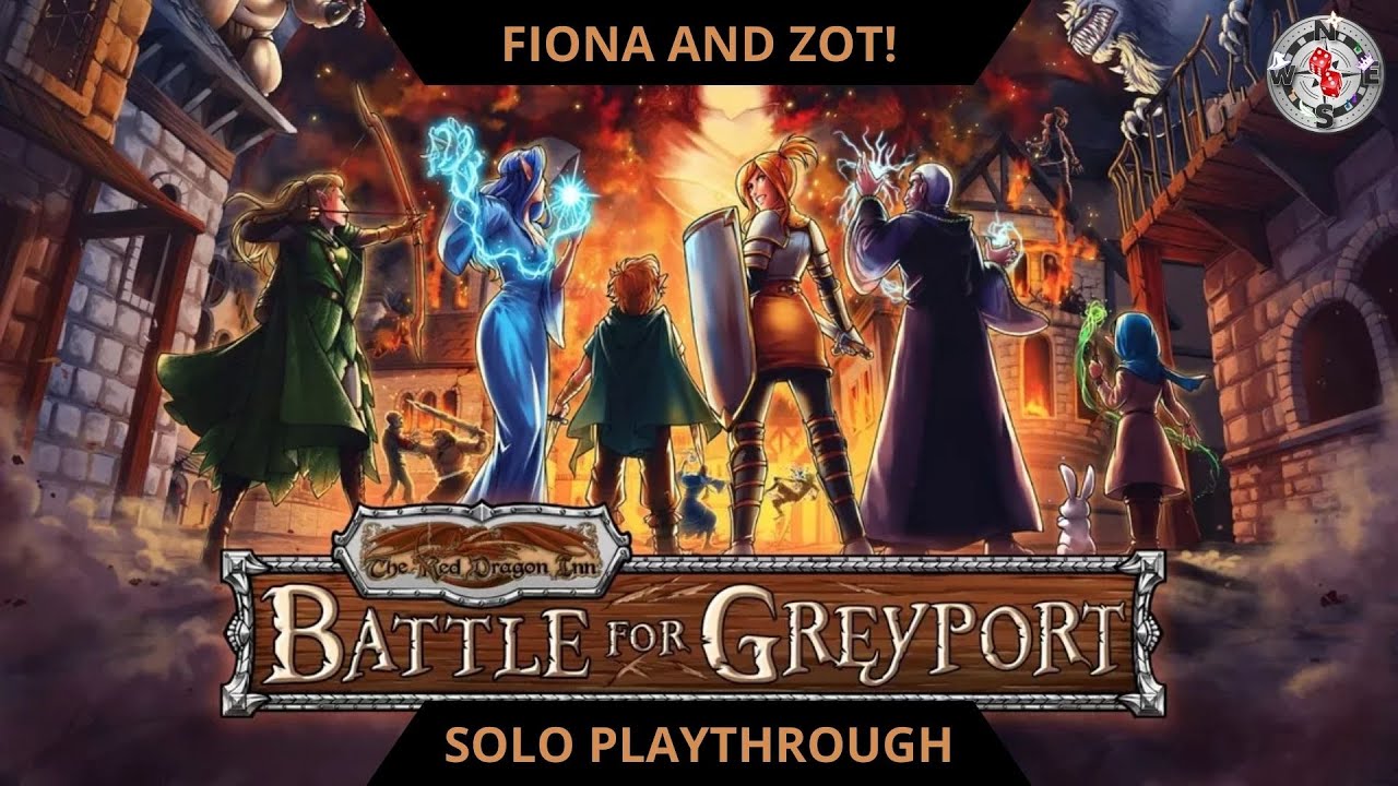 The Red Dragon Inn: Battle for Greyport! Playthrough - Fiona and Zot vs ...