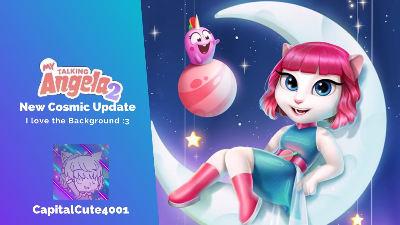 My Talking Angela New Cosmic Update 2022 (Gameplay Video) YouTube