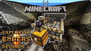 EMBER BORING AND BEDROCK | Minecraft - Exploring Embers Part 2