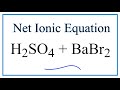 Net Ionic Equations and Reactions
