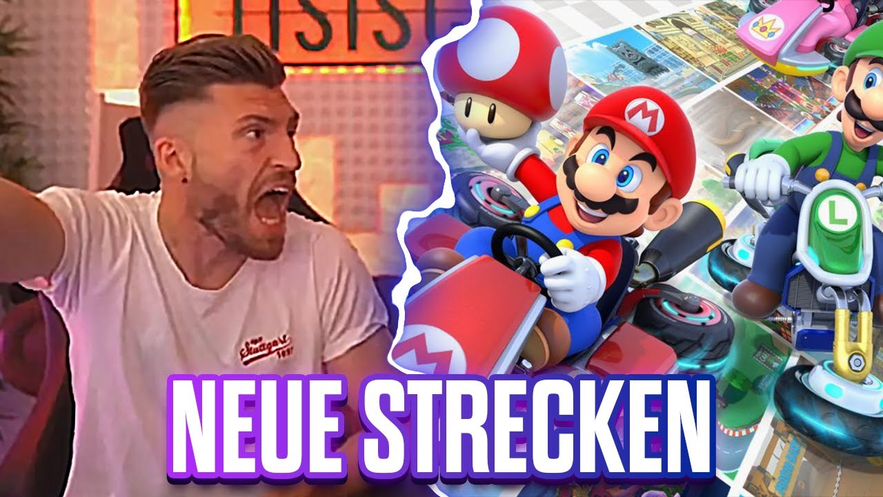 Tisi spielen die NEUEN MARIO KART 8 STRECKEN 😂😍 Tisi Schubech Stream Highlights