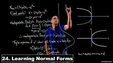 Learning Normal Forms - Data-Driven Dynamics | Lecture 24