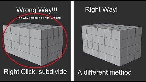 Subdivide Meshes the Right Way-Blender Beginners Tutorial