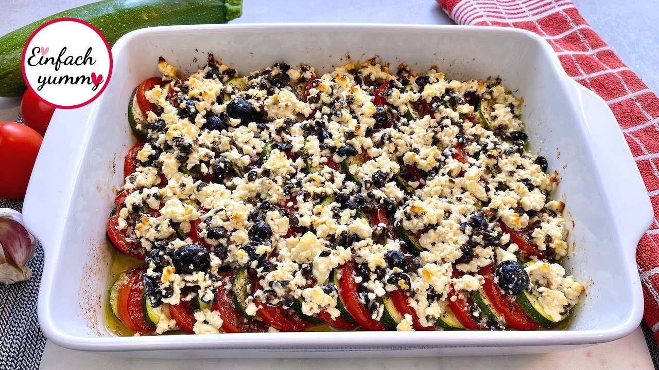 Tomaten Zucchini Gratin 🍅👩🏼‍🍳 vegetarisch  🌱  Thermomix® TM6