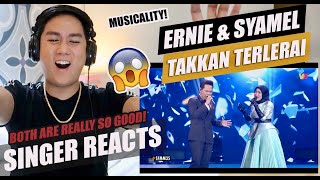 Ernie Zakri and Syamel - Takkan Terlarai [SFMM35] | SINGER REACTION