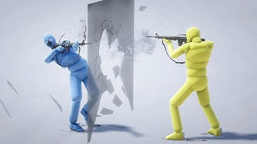 Realistic Simulations with Active Ragdoll Dudes (NPC Wars Compilation)