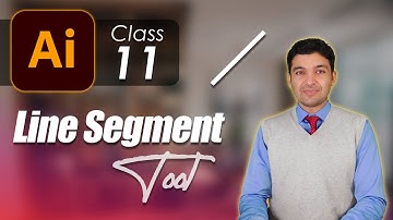 Adobe Illustrator Line Segment Tool - Class 11 - Urdu/Hindi