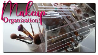 Organizing my Makeup Table - Bollie Case Makeup Organization