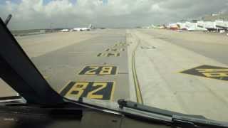 Parking the A340-300 in Johannesburg FAJS