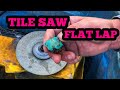 Tile Saw Flat Lap Lapidary ( DIY Lapidary Grinder )