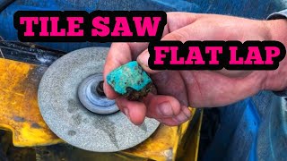 Tile Saw Flat Lap Lapidary ( DIY Lapidary Grinder )
