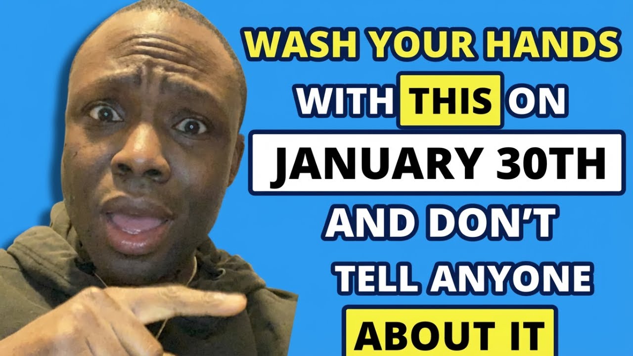 WASH Your Hands with THIS on January 30th and Attract A LOT of Money | Christian Teaching