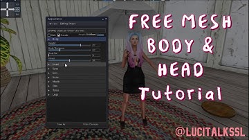 |Second Life Tutorial| 1L Mesh Head & Body (I found this video funny, you hopefully will too!)