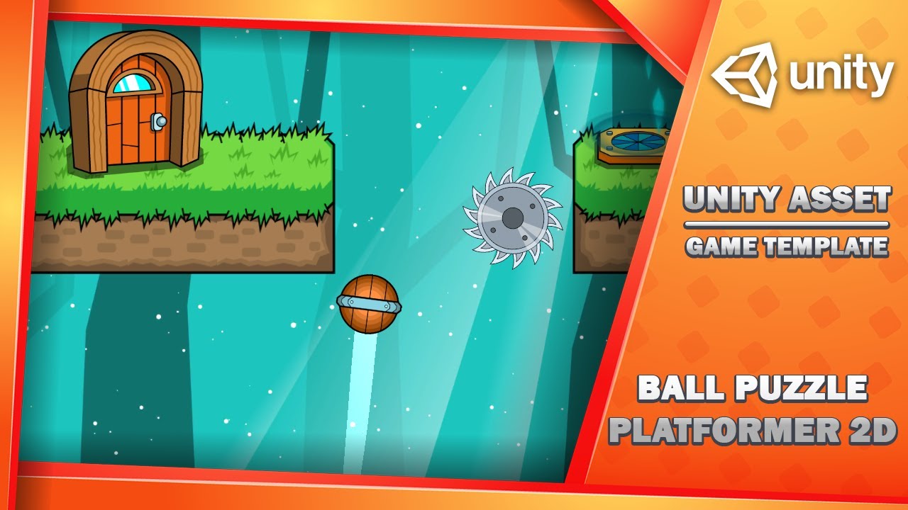 Ball Puzzle Platformer 2D - Free Game Template, video preview 4