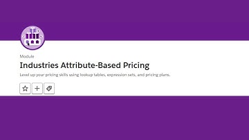 Industries Attribute Based Pricing Trailhead || Salesforce