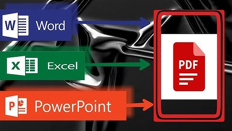 How to convert excel file to pdf file in Ms office 2007