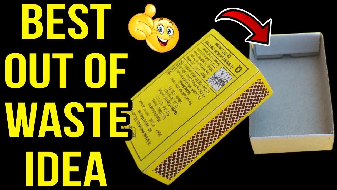 Matchbox craft/Best out of waste craft ideas/DIY Best Craft Idea/Best reuse idea/diy art and craft