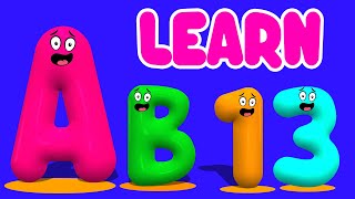 ABC and 123 Learning Videos For 3 Year Olds | Preschool Learning Videos For 3 Year Olds | Kids Video screenshot 5