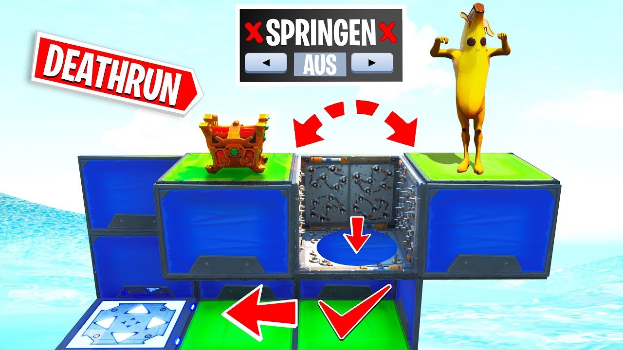NICHT SPRINGEN DEATHRUN in Fortnite mit Kidmave