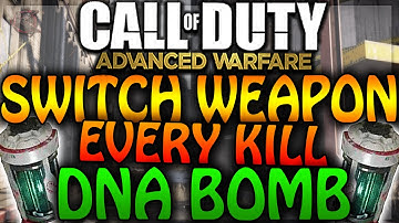 COD AW - "SWITCH WEAPON EVERY KILL" DNA BOMB - Swap Weapon Every Kill DNA Bomb! (COD AW Unique)