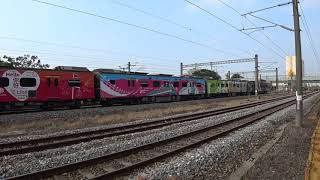 3192次區間車自斗南車站出發(2019台灣燈會在屏東彩繪列車) 20191022