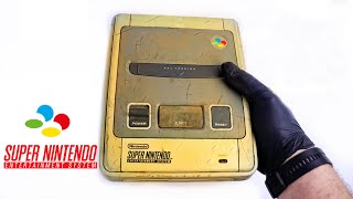 การกู้คืนและซ่อมแซม Nintendo SNES ที่ตายและสีเหลืองเดิม - Vintage Console - ASMR