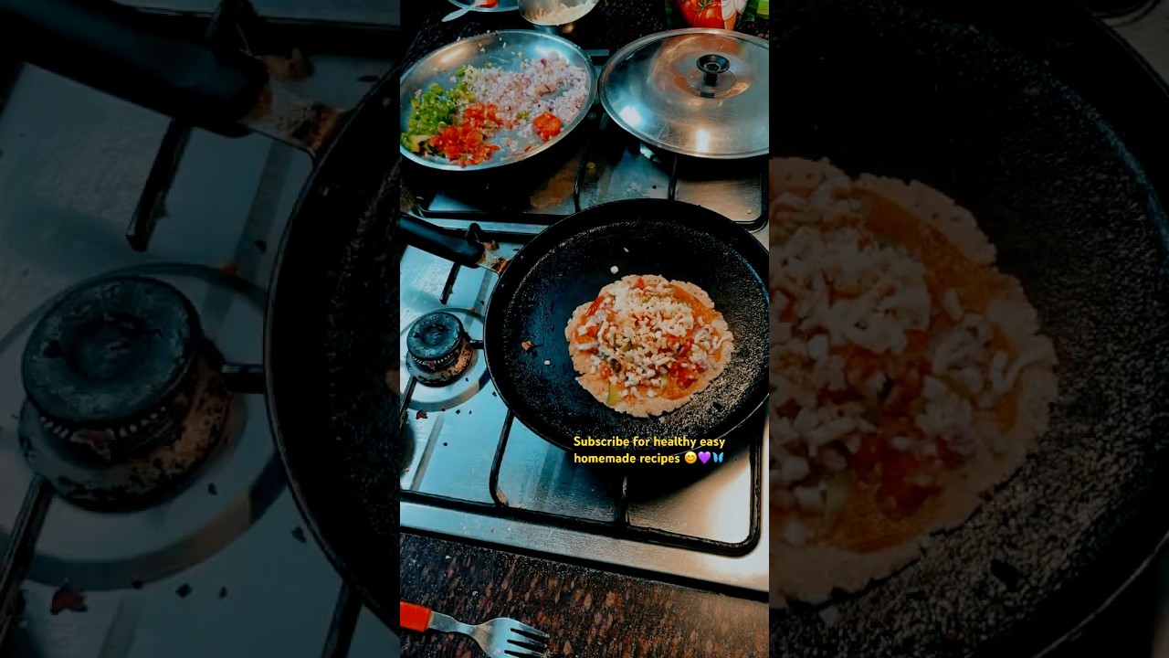 Gluten free millet pizza # tawa pizza # thin crust