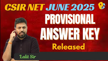 CSIR NET June 2025 Answer Key & Response Sheet Released | How to Download & Raise Objections