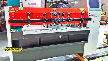 GANNOMAT INDEX 130 LOGIC CNC BORE, GLUE & DOWEL INSERTER