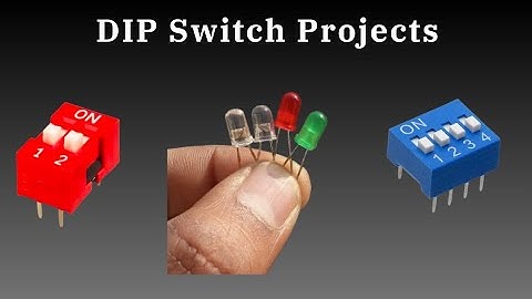 Amazing DIP Switch project on Solderless Breadboard | Electronic Project for beginners
