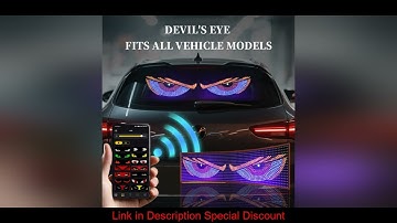 LED Car Matrix Pixel Panel Display Screen Flexible RGB Car Graffiti Scrolling Text Animation Shop Re