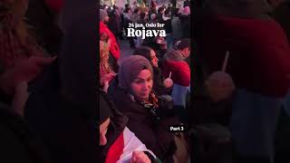 Oslo, Norway, demonstration in solidarity with #Rojava 2026-01-24 Part 3