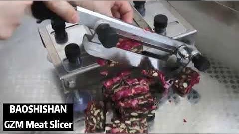 BAOSHISHAN Manual Frozen Meat Slicer
