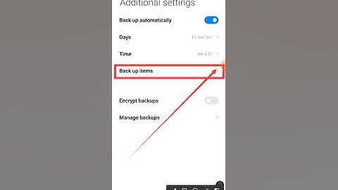 Yellow Page App data not enable automatically backup Mode | Redmi Note 10 and Xiaomi