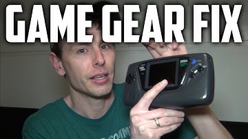 Fixing a Sega Game Gear (Screen, Sound and Power)