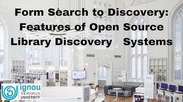Form Search to Discovery: Features of Open Source Library Discovery Systems