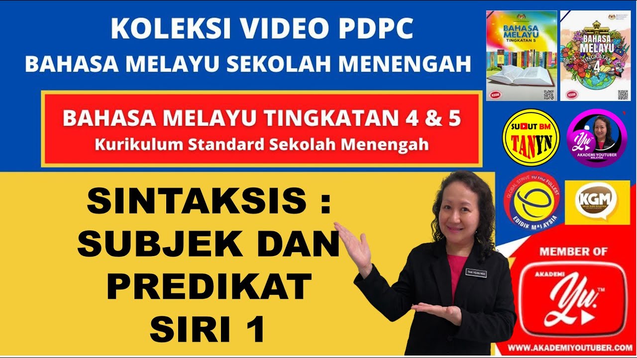 SUBJEK DAN PREDIKAT SPM KSSM : SIRI 1