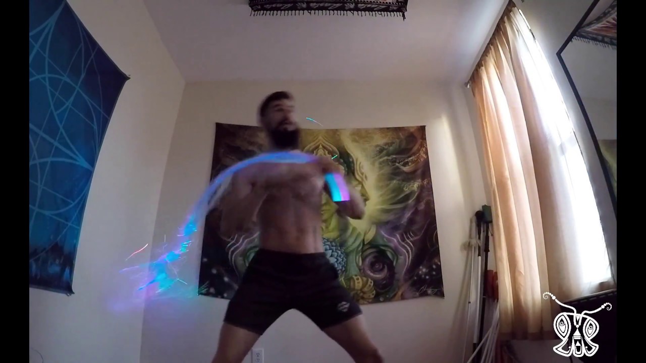 Galaxy 2.0 BitWhip Fiber Optic Whip | Light Whip Dart Flow with @flowstyle_kyle | Ants on a Melon