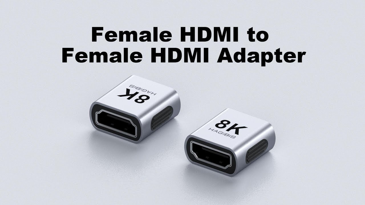 Hagibis HDMI Coupler 8K HDMI 2.1 Female to Female Connector Extension Cable Adapter