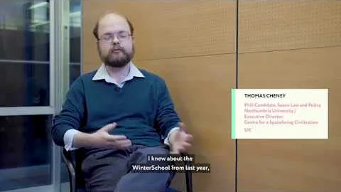 #WISCH19 - Thomas Cheney on the WinterSchool for T...