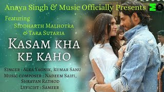 Kasam Khake Kaho Audio Song - Dil Hai Tumhaara | Tara Sutaria & Siddharth M | Alka Y & Kumar S 💞💖💜